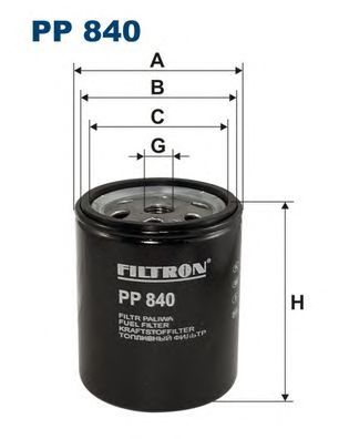 Купить запчасть FILTRON - PP840 Фильтр топливный PP840