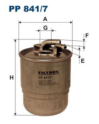Купить запчасть FILTRON - PP8417 Фильтр топливный MERCEDES Jeep/ Mercedes A (W169), B (W245), C (W203/W204), CLC (CL203), CLK (A/C209), CLS (C219), E (W/S211), GL (X164), M (W164), R (W251), S (W221), Sprinter, Viano (639), Vito II (639)