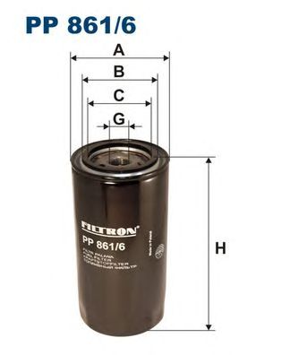Купить запчасть FILTRON - PP861/6 Фильтр топливный PP861/6