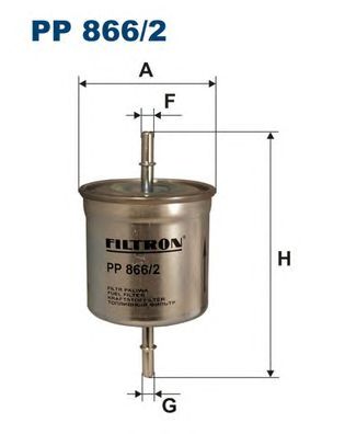 Купить запчасть FILTRON - PP866/2 Фильтр топливный PP866/2