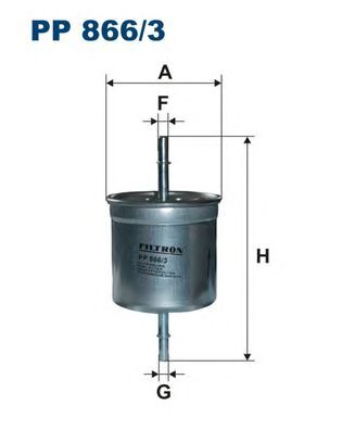 Купить запчасть FILTRON - PP866/3 Фильтр топливный PP866/3