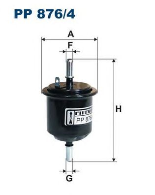 Купить запчасть FILTRON - PP876/4 Фильтр топливный PP876/4