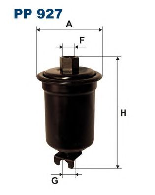 Купить запчасть FILTRON - PP927 Фильтр топливный TOYOTA Daihatsu Valera/ Mitsubishi Colt IV, Lancer V/ Toyota Avensis I, Camry FF, Carina E, Starlet