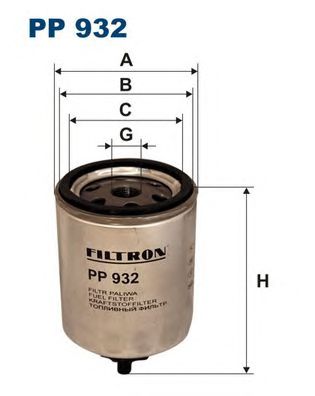 Купить запчасть FILTRON - PP932 Фильтр топливный PP932