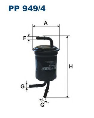 Купить запчасть FILTRON - PP9494 Фильтр топливный KIA Kia Carens, Carens II, Shuma I, Shuma II