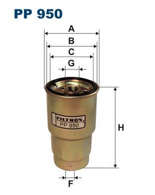 Купить запчасть FILTRON - PP950 Фильтр топливный PP950