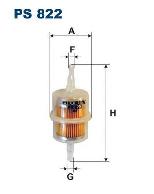 Купить запчасть FILTRON - PS822 Фильтр топл.AUDIVW карбюр. PS822