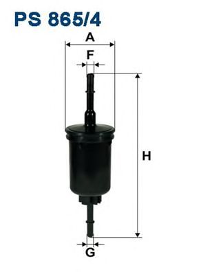 Купить запчасть FILTRON - PS8654 Фильтр топливный FORD Ford Fiesta V (02-), Fusion/Fusion Plus/ Mazda 2