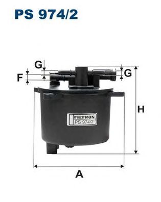 Купить запчасть FILTRON - PS974/2 Фильтр топливный PS974/2