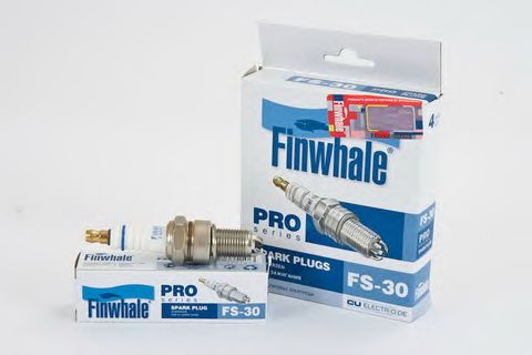 Купить запчасть FINWHALE - FS30 Свеча зажигания 3-х электродная LADA 2108-10 инж./CHEVROLET Niva/Kalina/Granta FS30
