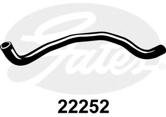 Купить запчасть Gates - 22252 Патрубок системы охлаждения VOLVO 850/850 Estate/Combi/C70/S70/V70