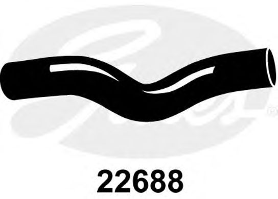 Купить запчасть Gates - 22688 Патрубок системы охлаждения TOYOTA RAV 4
