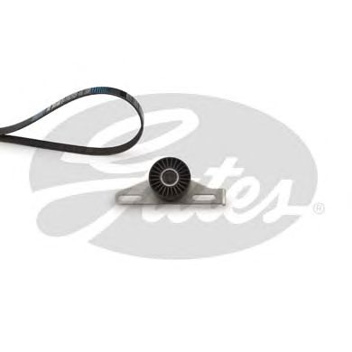 Купить запчасть Gates - K015PK1113 Комплект поликлинового ременного привода RENAULT LOGAN 09/04>