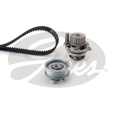 Купить запчасть GATES - KP15489XS-1 Ремкомплект привода ГРМ  с водяным насосом PowerGrip Kit KP15489XS-1 (7883-13046)