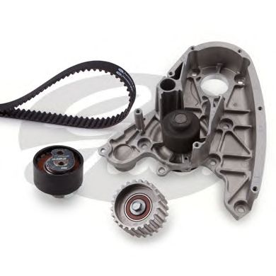 Купить запчасть GATES - KP15592XS Ремкомплект привода ГРМ  с водяным насосом PowerGrip Kit KP15592XS (7883-13146)