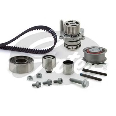 Купить запчасть GATES - KP25649XS-1 Ремкомплект привода ГРМ  с водяным насосом PowerGrip Kit KP25649XS-1 (7883-13251)