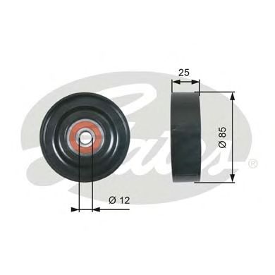 Купить запчасть Gates - T36087 Ролик натяжной приводного ремня NISSAN Almera Tino (V10)Almera седан II (N16E)Almera хэтчбек II (N16E)Primera седан II (P11)Primera хэтчбек II (P11)