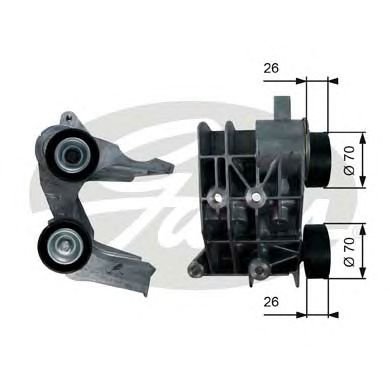 Купить запчасть GATES - T36107 Ролик T36107 (7803-21207)
