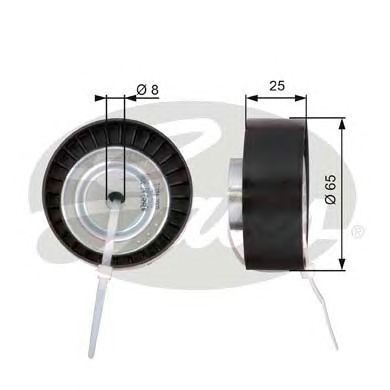 Купить запчасть GATES - T36124 Ролик T36124 (7803-21224)