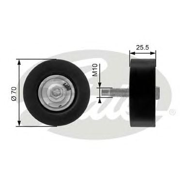 Купить запчасть GATES - T36200 Ролик T36200 (7803-21300)
