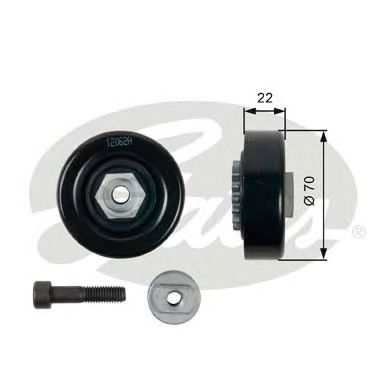 Купить запчасть GATES - T36408 Ролик T36408 (7803-21508)