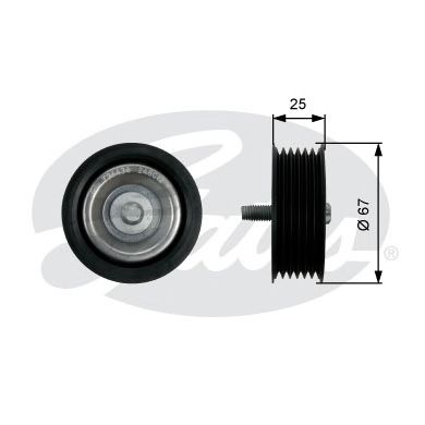 Купить запчасть GATES - T36434 Ролик T36434 (7803-21534)