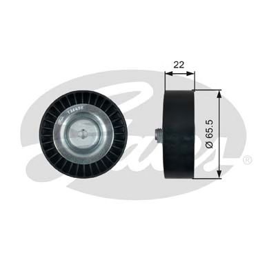 Купить запчасть Gates - T36458 Ролик обводной навесного оборудования HYUNDAI Accent 06/06>, Getz 11/06-12/11, i30 09/12>, i40 10/11>, ix20 11/10>, ix35 09/10>, Verna 10/05>, KIA Ceed 09/12>, Cerato 07/05-08/06, Proceed 03/13>, Rio 06/08-12/11, KIA Sportage 11/10>, Venga 02/10>