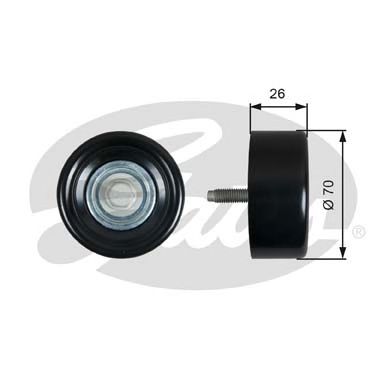 Купить запчасть GATES - T36603 Ролик обводной ремня поликлинового T36603 (7803-21603)