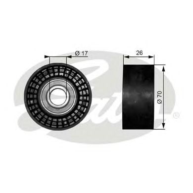 Купить запчасть GATES - T38018 Ролик T38018 (7803-21018)