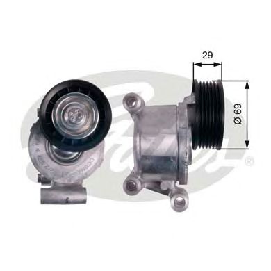Купить запчасть GATES - T38318 Ролик T38318 (7808-21218 )