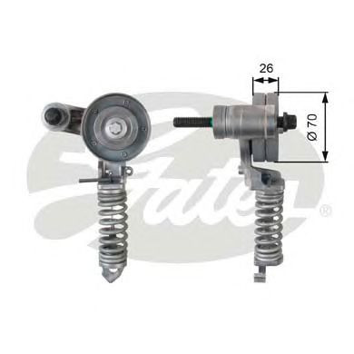 Купить запчасть GATES - T38344 Ролик T38344 (7808-21244)