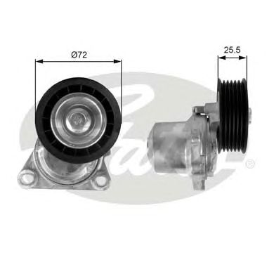 Купить запчасть GATES - T38408 Ролик T38408 (7808-21308)