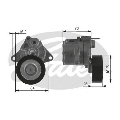 Купить запчасть GATES - T38415 Ролик T38415 (7808-21315)