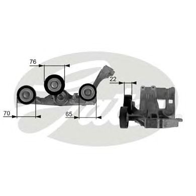 Купить запчасть GATES - T38429 Ролик T38429 (7808-21329)