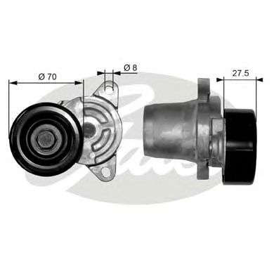 Купить запчасть GATES - T38454 Ролик T38454 (7808-21354)