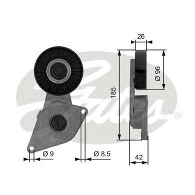 Купить запчасть GATES - T38464 Ролик T38464 (7808-21364)