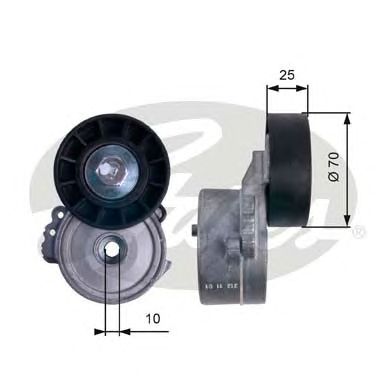 Купить запчасть GATES - T38477 Ролик T38477 (7808-21377)