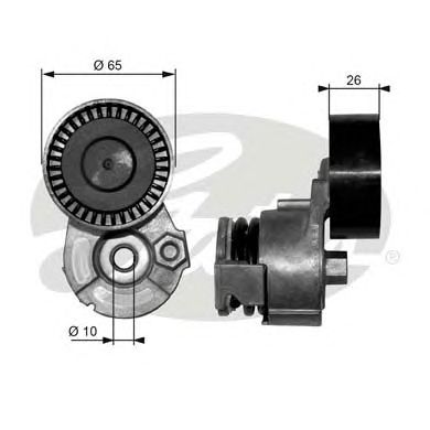 Купить запчасть GATES - T39009 Ролик T39009 (7808-21409)
