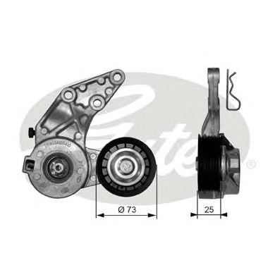 Купить запчасть GATES - T39067 Ролик T39067 (7808-21467)