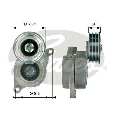 Купить запчасть GATES - T39103 Ролик T39103 (7808-21503)