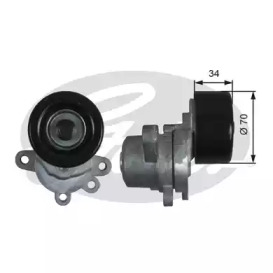Купить запчасть GATES - T39155 Ролик натяжной приводного ремня NISSAN Altima седан III (L32) Murano II (Z51_) Teana II (J32)