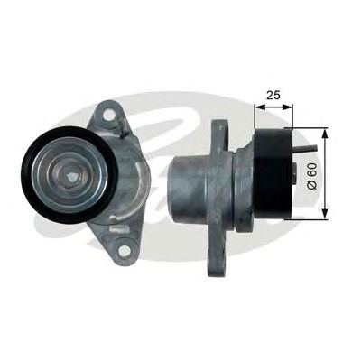 Купить запчасть GATES - T39163 Ролик T39163 (7808-21563)