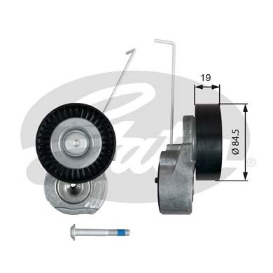 Купить запчасть GATES - T39184 Натяжитель ремня приводного T39184 (7808-21584)