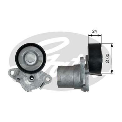 Купить запчасть Gates - T39272 Ролик натяжной приводного ремня AUDI, SEAT, SKODA, VW A1, A3, A4, A4 Allroad, A5, A6, Q3, Q5, TT, LEON, OCTAVIA, BEETLE, GOLF, PASSAT, POLO 08-