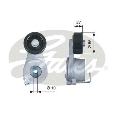 Купить запчасть GATES - T39275 Натяжитель ремня поликлинового T39275 (7808-21675)