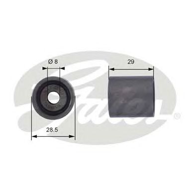 Купить запчасть Gates - T42044 Ролик обводной ремня ГРМ AUDI SEAT SKODA VOLKSWAGEN