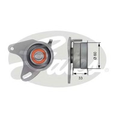 Купить запчасть GATES - T42129 Натяжитель ремня поликлинового T42129 (7786-21446)