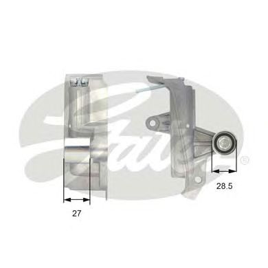 Купить запчасть GATES - T43028 Успокоитель ременя T43028 (7785-21004)
