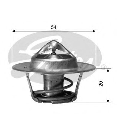 Купить запчасть GATES - TH00182G4 Термостат TH00182G4 (7412-10230)