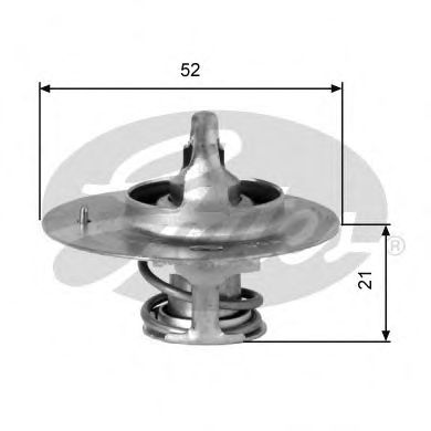 Купить запчасть GATES - TH03282G2 Термостат TH03282G2 (7412-10243)